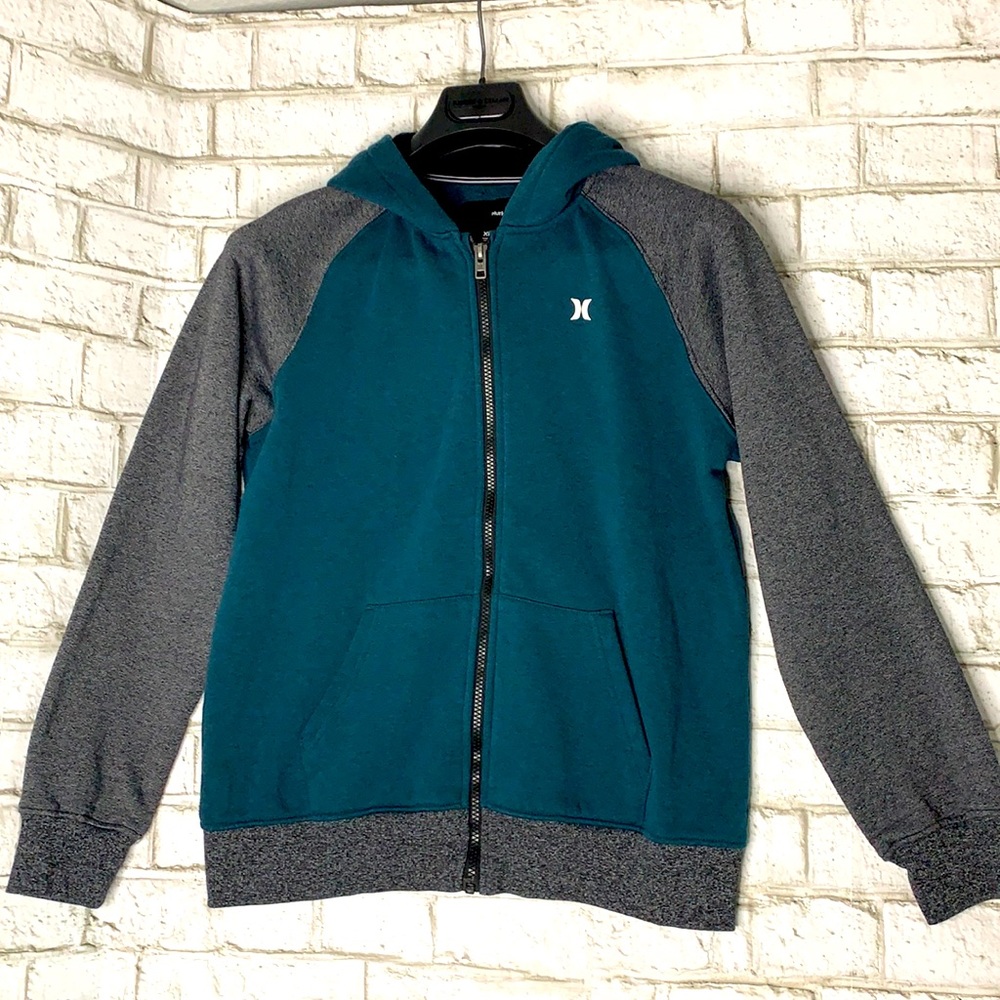 Hurley zip up hoodie like new